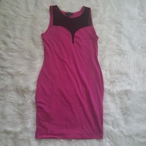 Forever21 Pink and Black Dress